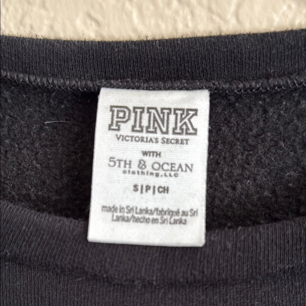 Kansas Black Crop Sweatshirt - Picture 2 of 6